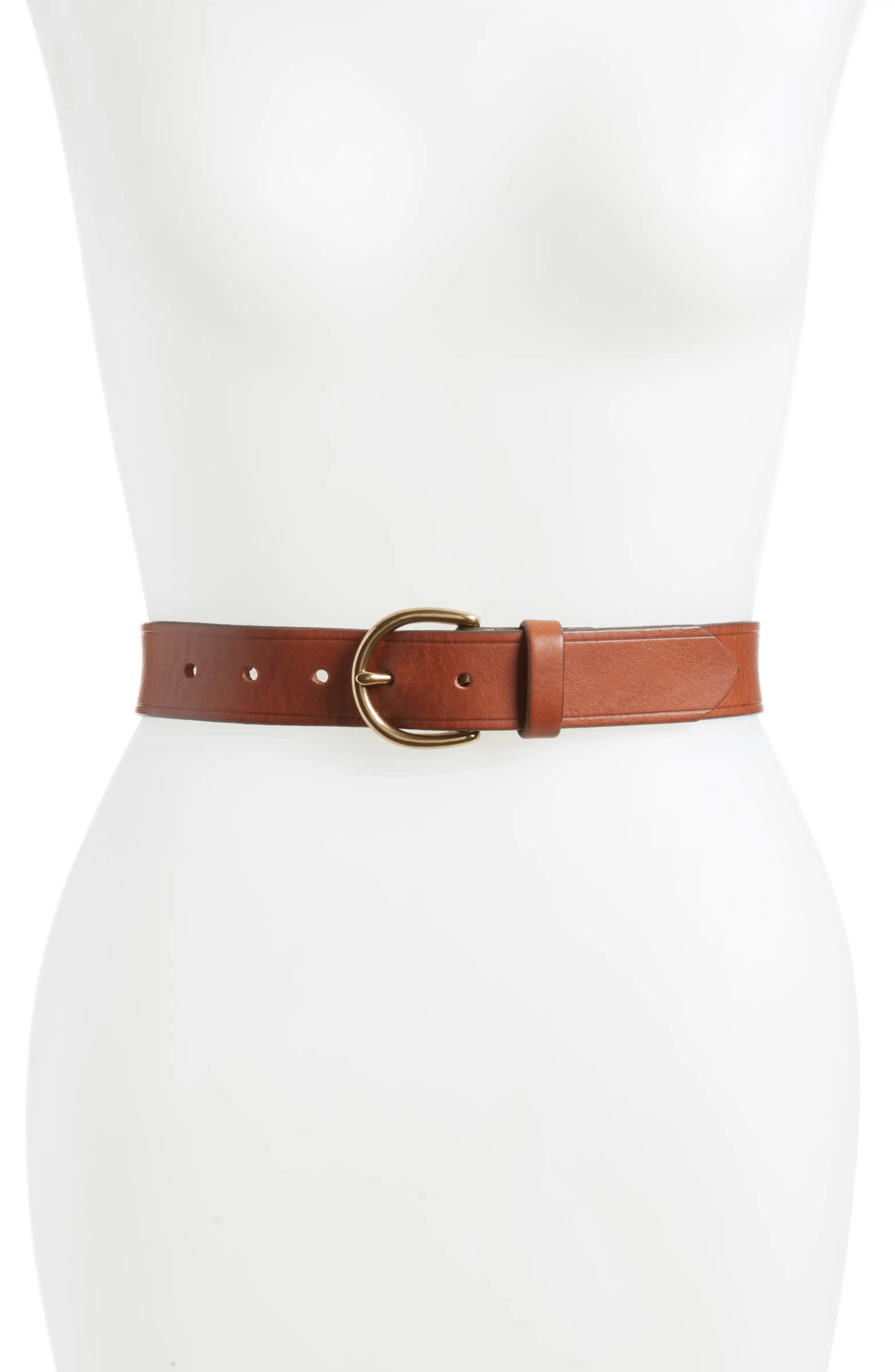 Medium Perfect Leather Belt | Nordstrom