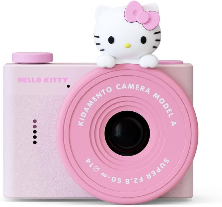 Hello Kitty Mini Kids Digital Camera & Video Camcorder by Kidamento, 32GB Memory Card, USB-C, Adj... | Amazon (US)