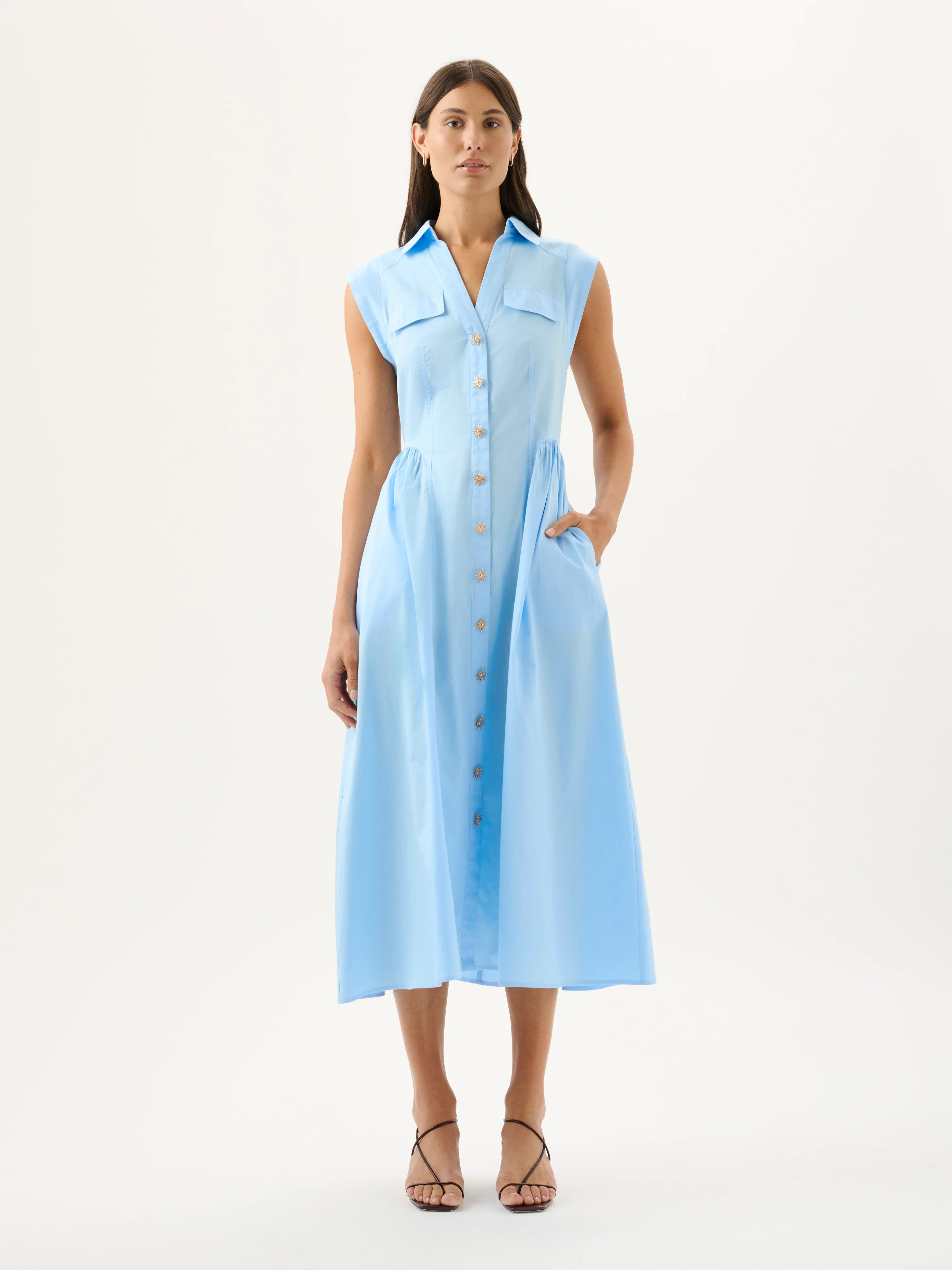 Roame Skylar Dress in Bluebell | Mode Sportif