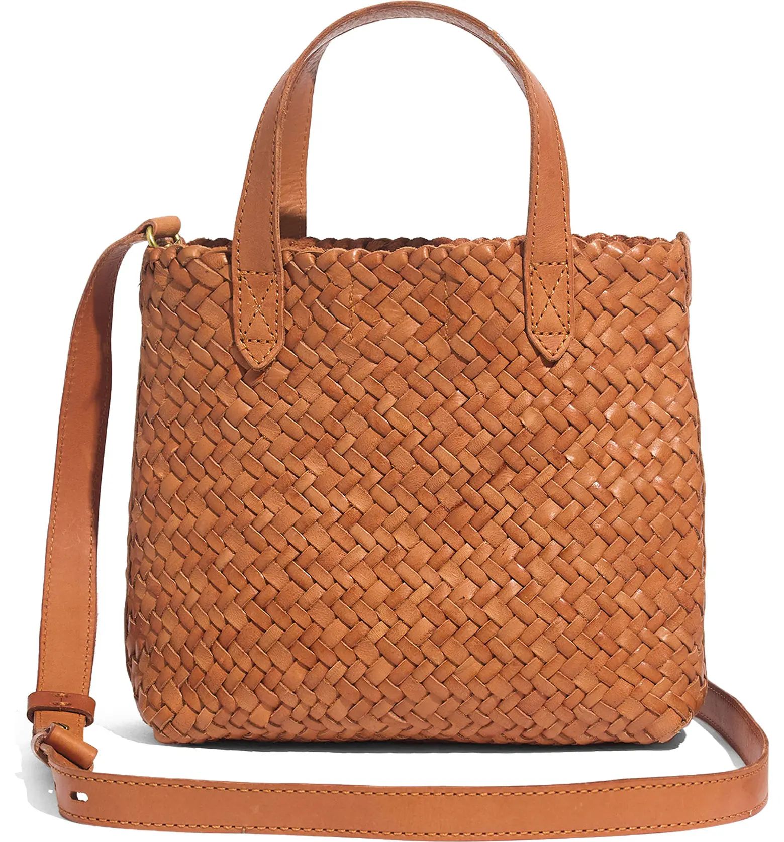 The Small Transport Crossbody: Woven Leather Edition | Nordstrom Canada