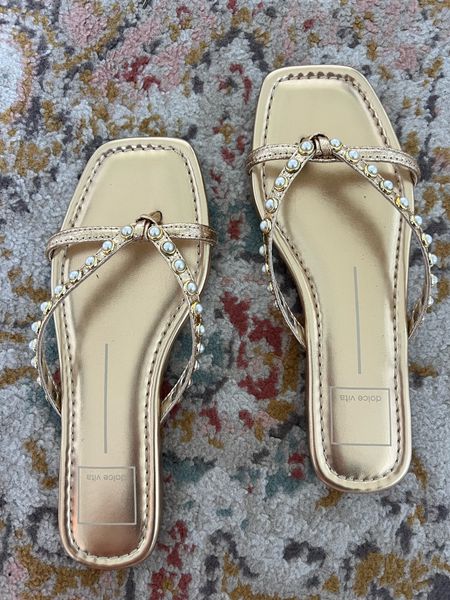 In LOVE with these shoes!! The perfect delicate pearl details! I sized up to 7.  Great fit! 

#LTKFindsUnder50 #LTKStyleTip #LTKFindsUnder100