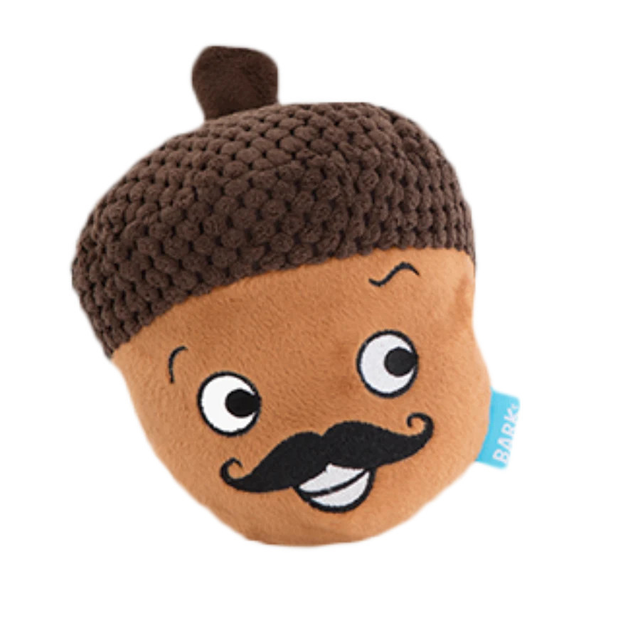 Monsieur Acorn Plush 2-in-1 Rip and Reveal Dog Toy | BARK