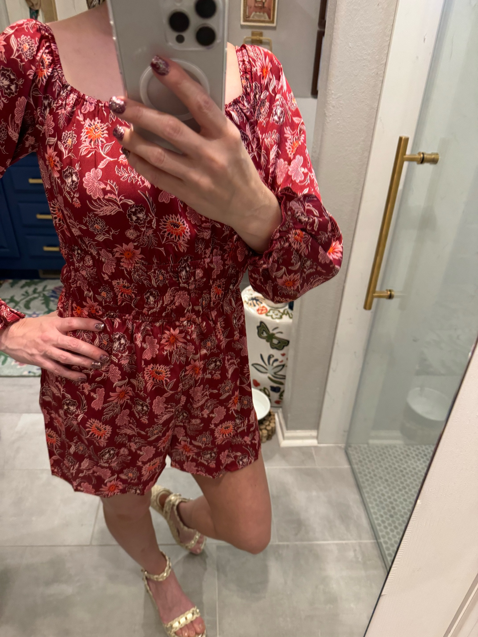 This romper is so pretty and the fabric is amazing. It has an elastic waist for that snatched look!  Perfect for a day of vacation or a night out!

#LTKTravel #LTKStyleTip #LTKFindsUnder50