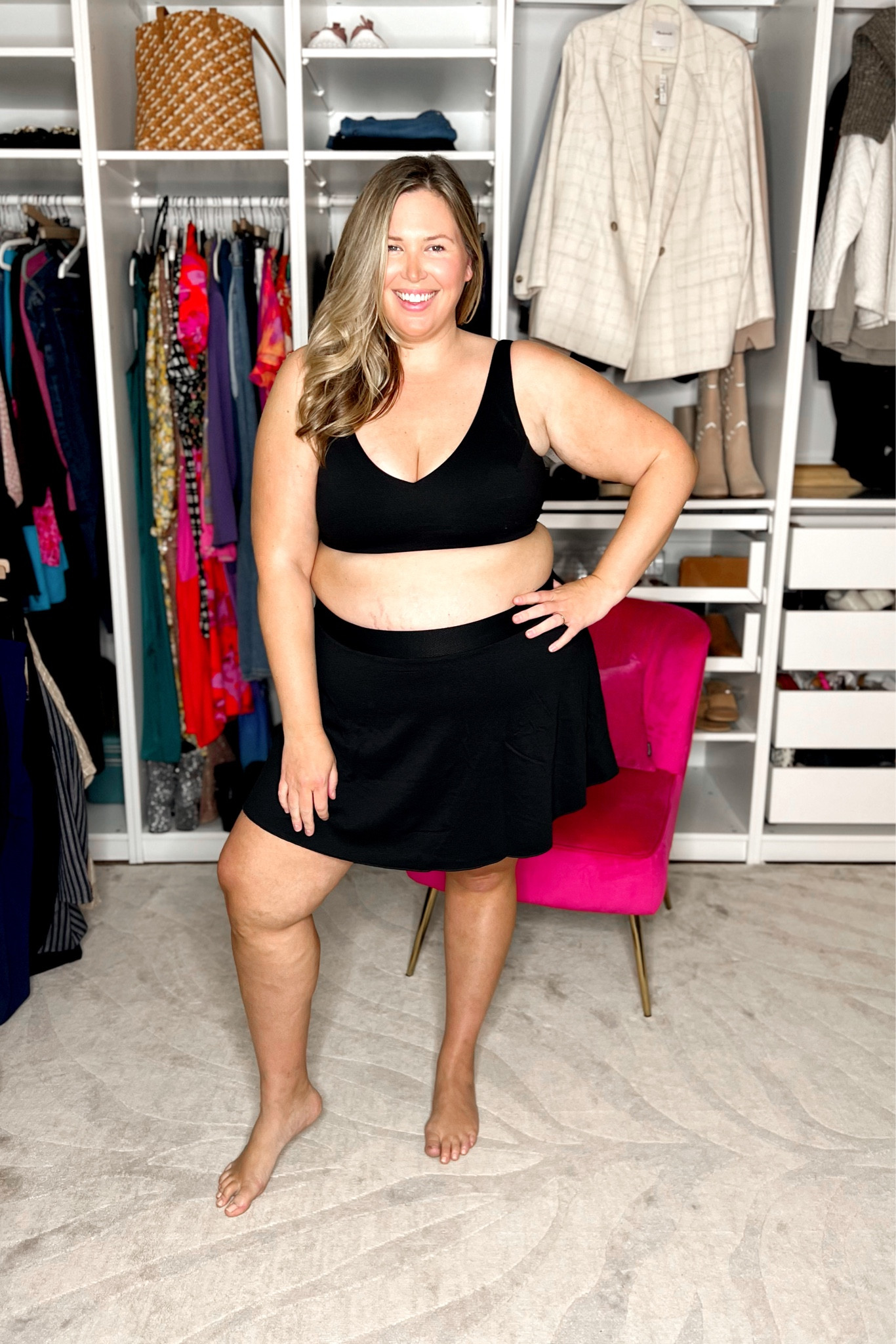 Trying out Spanx swimwear! Wearing a size 2x in everything! I suggest sizing up in the bikini top! Use code ASHLEYDXSPANX for a discount! 

#LTKSeasonal #LTKswim #LTKcurves
