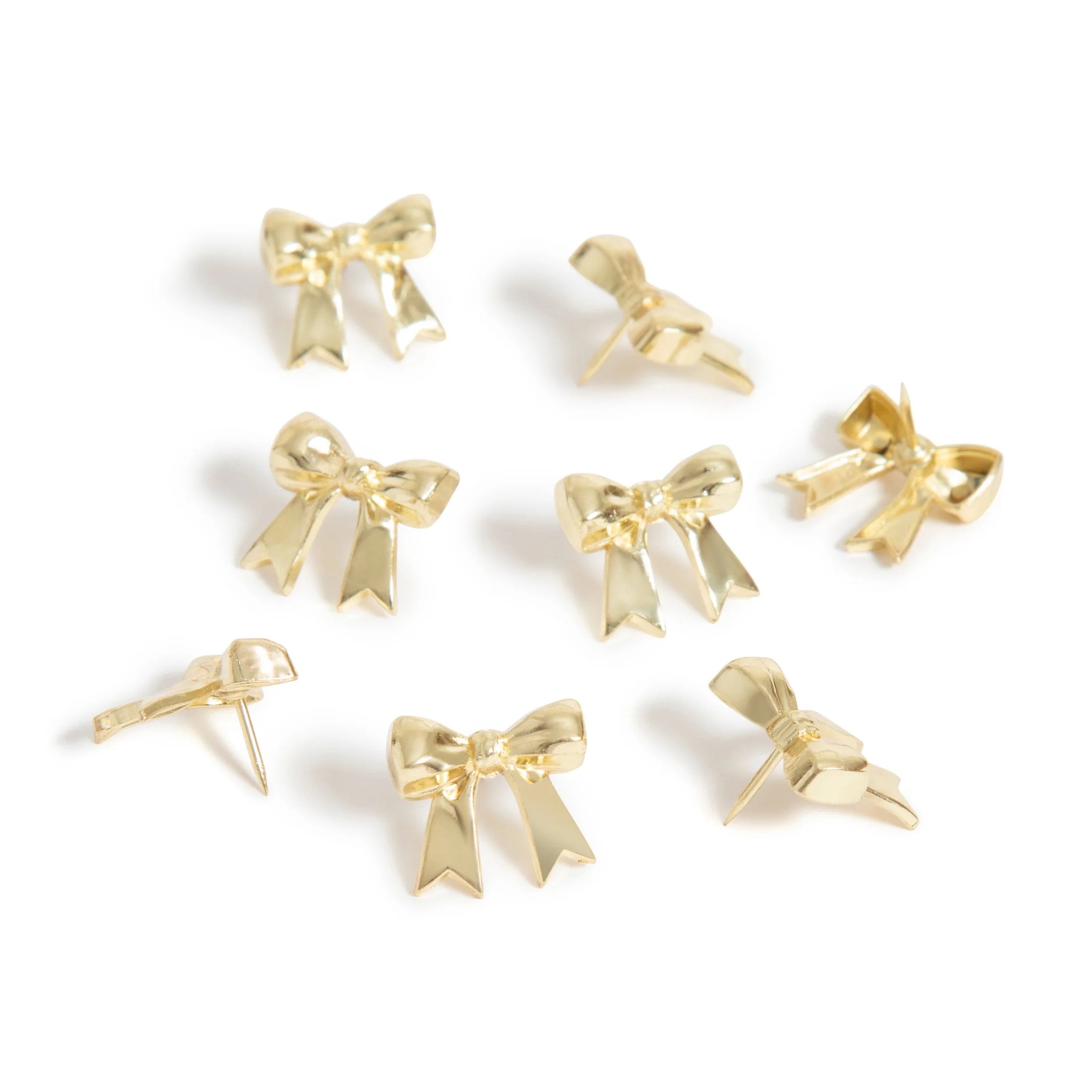 U Brands Ribbon Push Pins, 8 Count, Gold | Walmart (US)