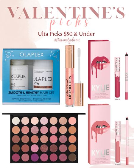 Ulta picks for Valentine’s Day under $50. For you from him, or from yourself! 😂💕

| Ulta | beauty | Too Faced | lipstick | makeup | hair care | Olaplex | eyeshadow | sale | for her | 

#LTKbeauty #LTKunder50 #LTKsalealert