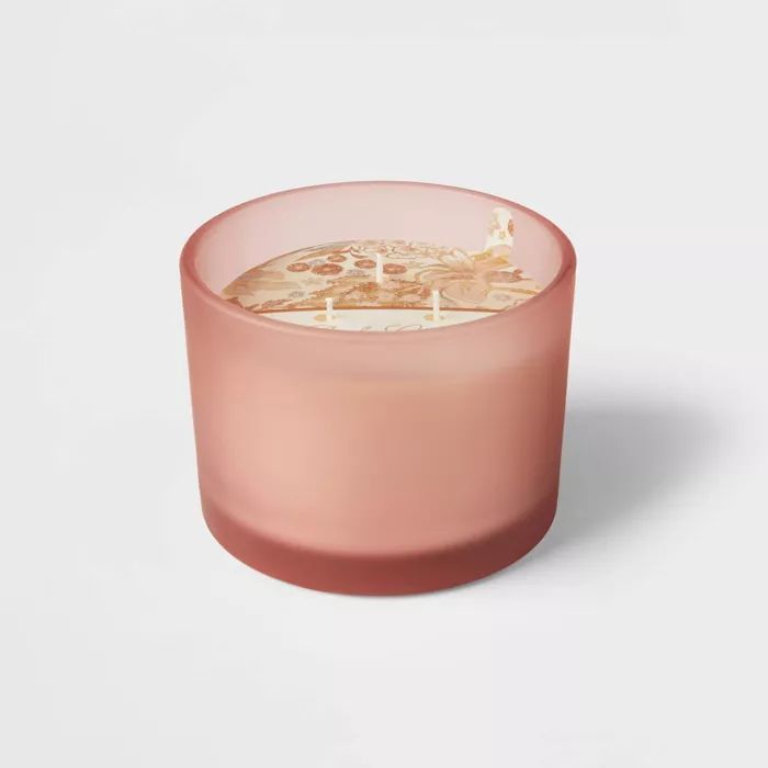 3-Wick Jar Apple Cider Donut Coral View Candle - Threshold™ | Target