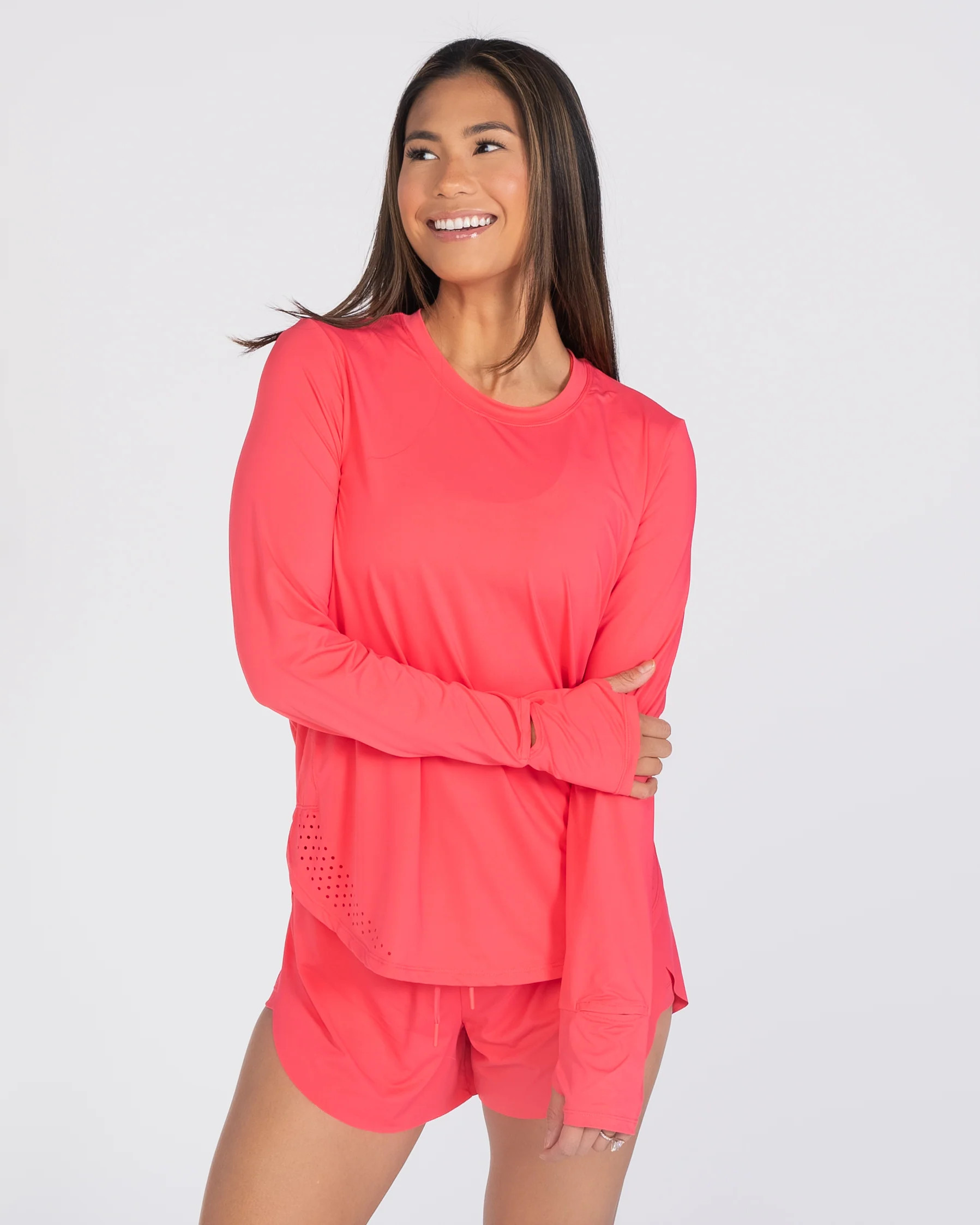 Sunny Days UPF Long Sleeve - Bloom Pink | Senita Athletics