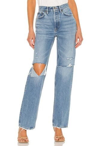 RE/DONE Originals 90s Comfy Jean in Sunfaded Destroy from Revolve.com | Revolve Clothing (Global)