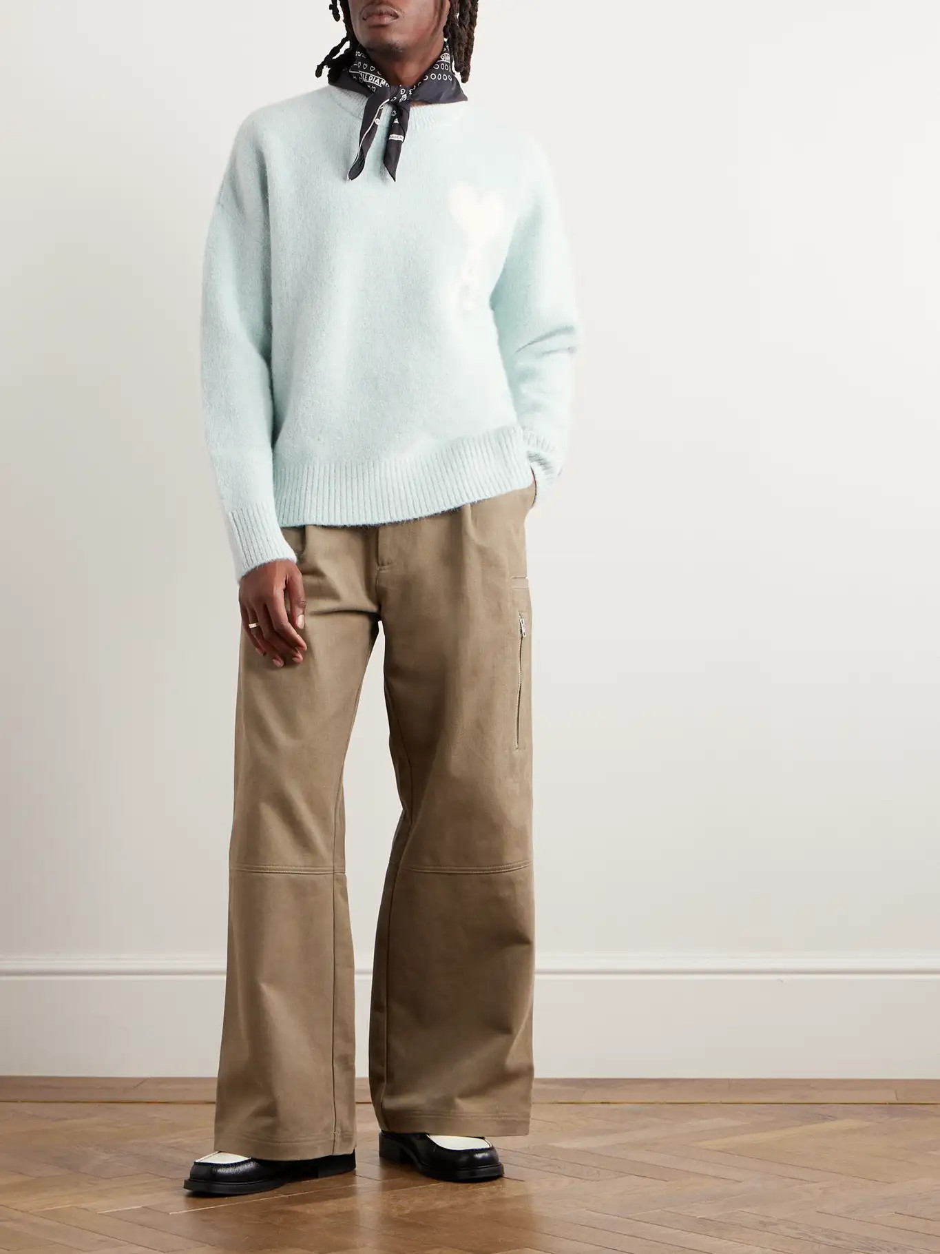 ADC Logo-Jacquard Alpaca-Blend Sweater | Mr Porter (UK)
