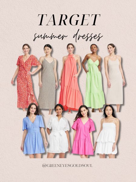 Target summer dresses! 🩷
Halter top dress, midi dress, mini dress, floral, tank dress, spring dress

#LTKStyleTip #LTKU #LTKFindsUnder50