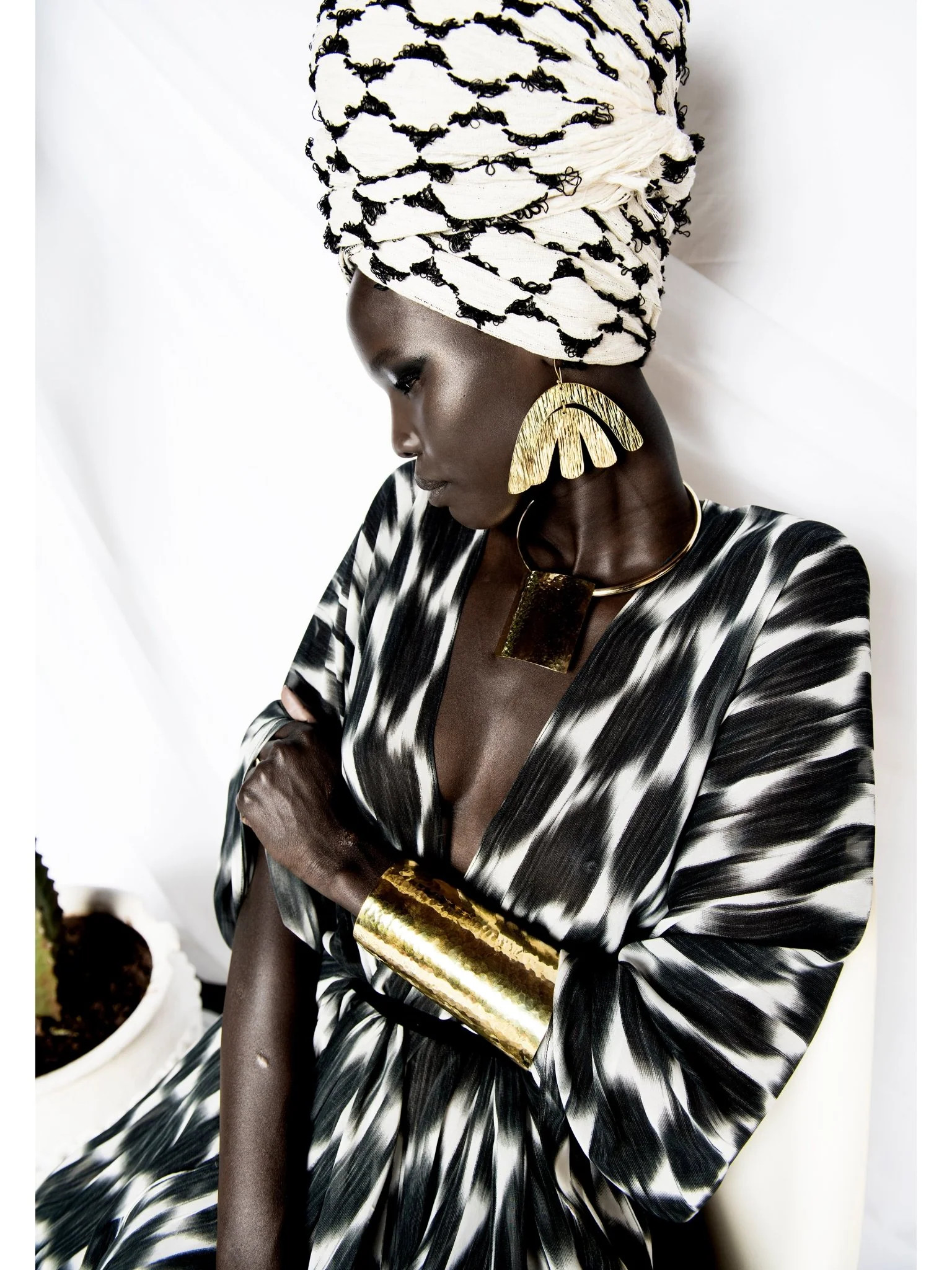 Boubou Kimono - Sokhna Black | Diarrablu