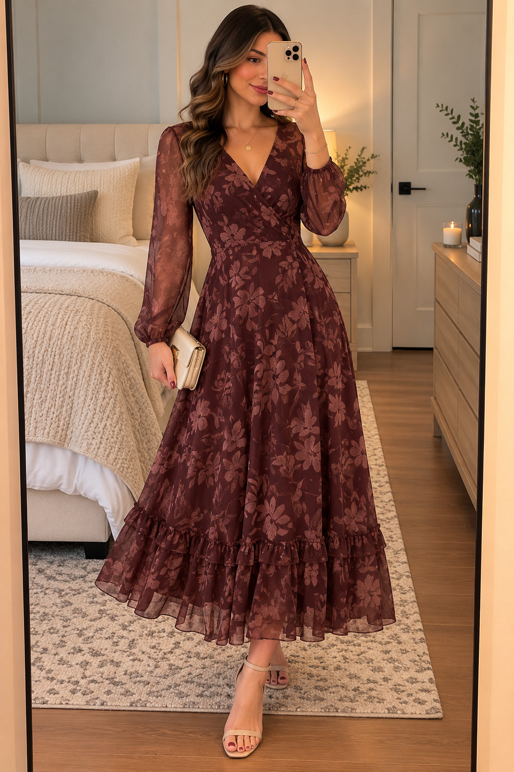 I’m loving all the brown tones for wedding season right now. This one feels classy, feminine, and perfect for a September or October wedding without looking too overdone. #FallWeddingGuest #AmazonFashionFinds #BrownWeddingGuestDress #WeddingGuestLook #FallDressIdeas #AmazonStyle #AutumnFashion #WeddingSeasonStyle #BrownMaxiDress 

 #LTKSeasonal #LTKSaleAlert #LTKWedding
