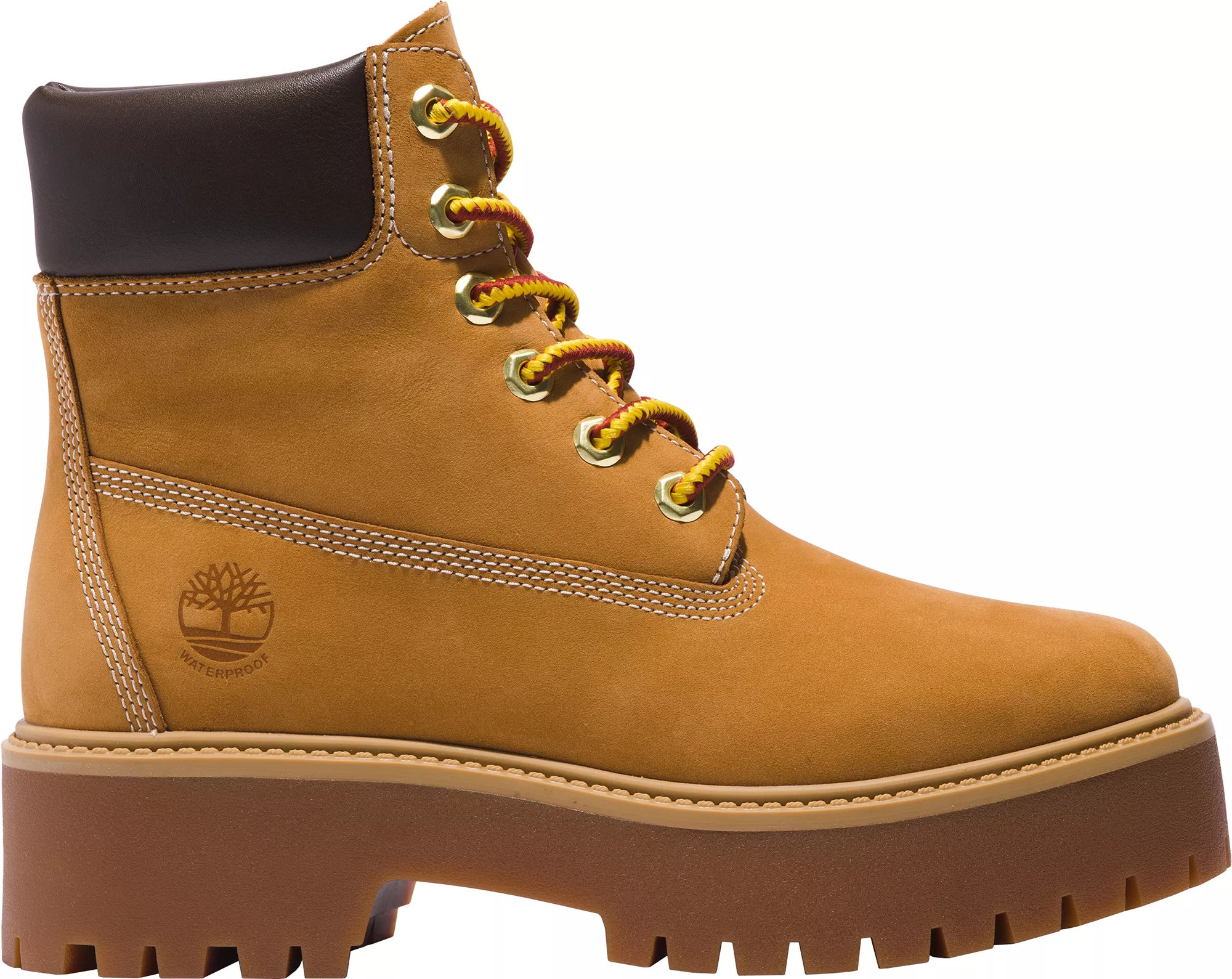 Timberland Women's Stone Street 6" 200g Waterproof Boots, Size 9.5, Wheat | DICK'S Sporting Goods