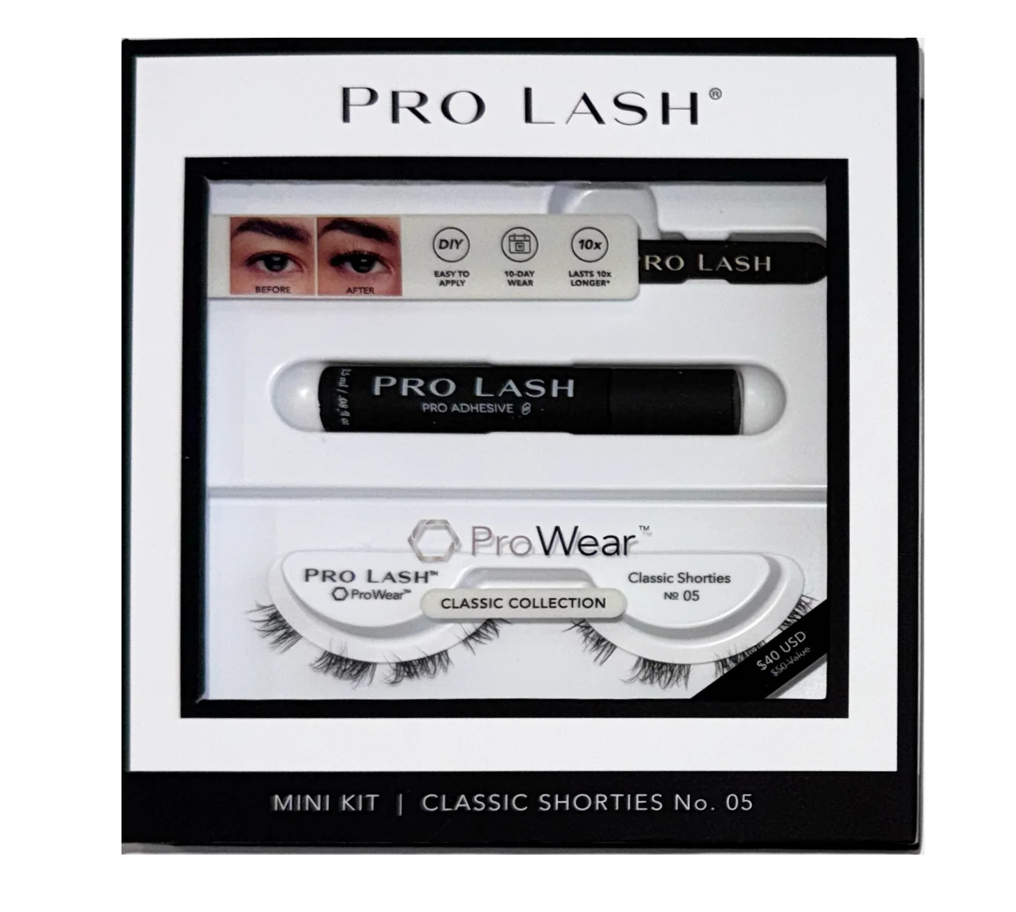Mini Kit Pro Wear™ - 10 Day Wear / Classic Shorties No. 05 | Pro Lash