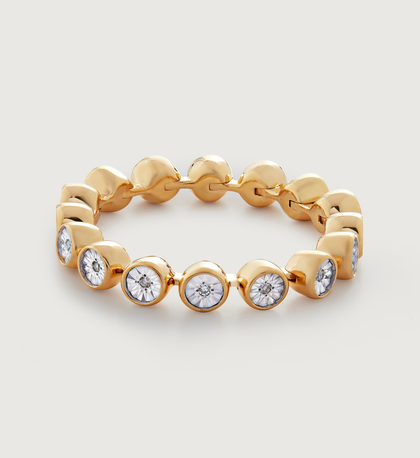 Diamond Essential Tennis Ring | Monica Vinader (Global)