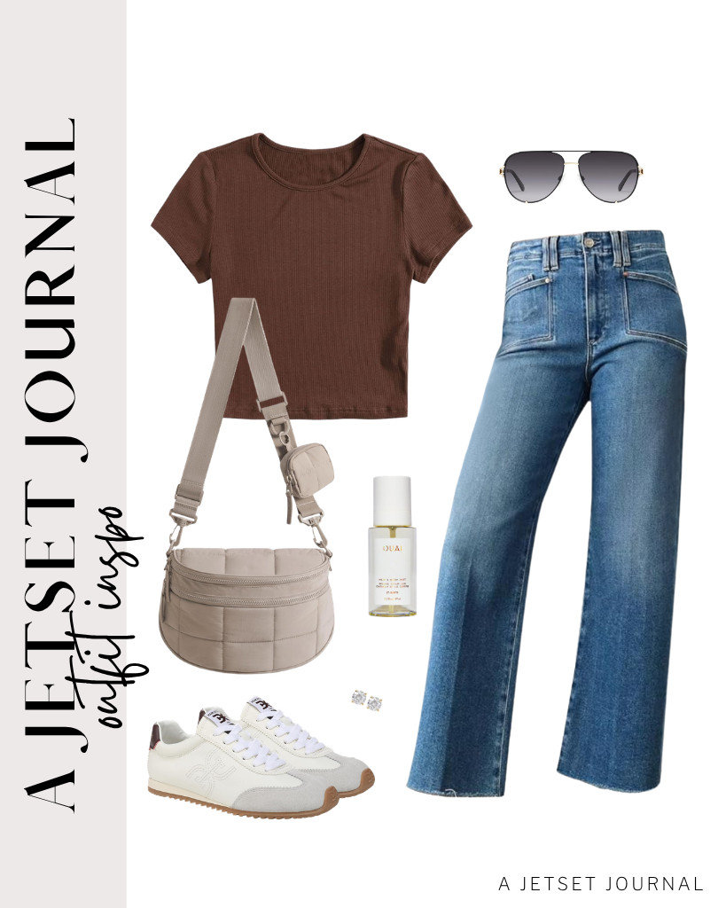 You might want to team this comfy ribbed tee with jeans for your coffee runs. The look will be so cool with Sam Edelman’s sneakers and crossbody bum bag! Finish the look with these PAVOI earrings and aviator glasses.


#LTKSeasonal #LTKSaleAlert #LTKTravel 

 