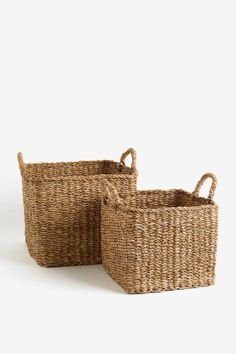 Large Braided Storage Basket | H&M (US + CA)