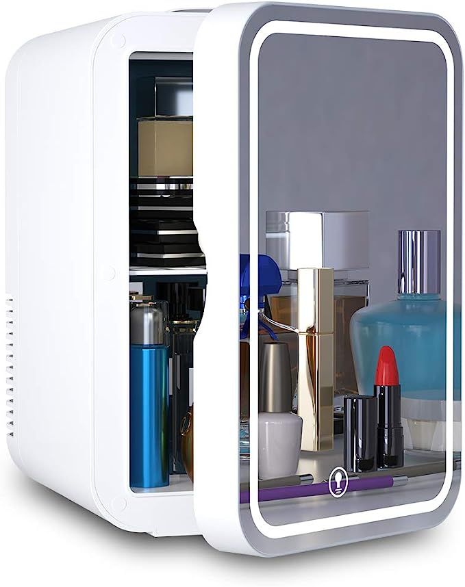 Mini Fridge 6 Liter AC/DC Portable Beauty Fridge Thermoelectric Cooler and Warmer for Skincare, B... | Amazon (US)
