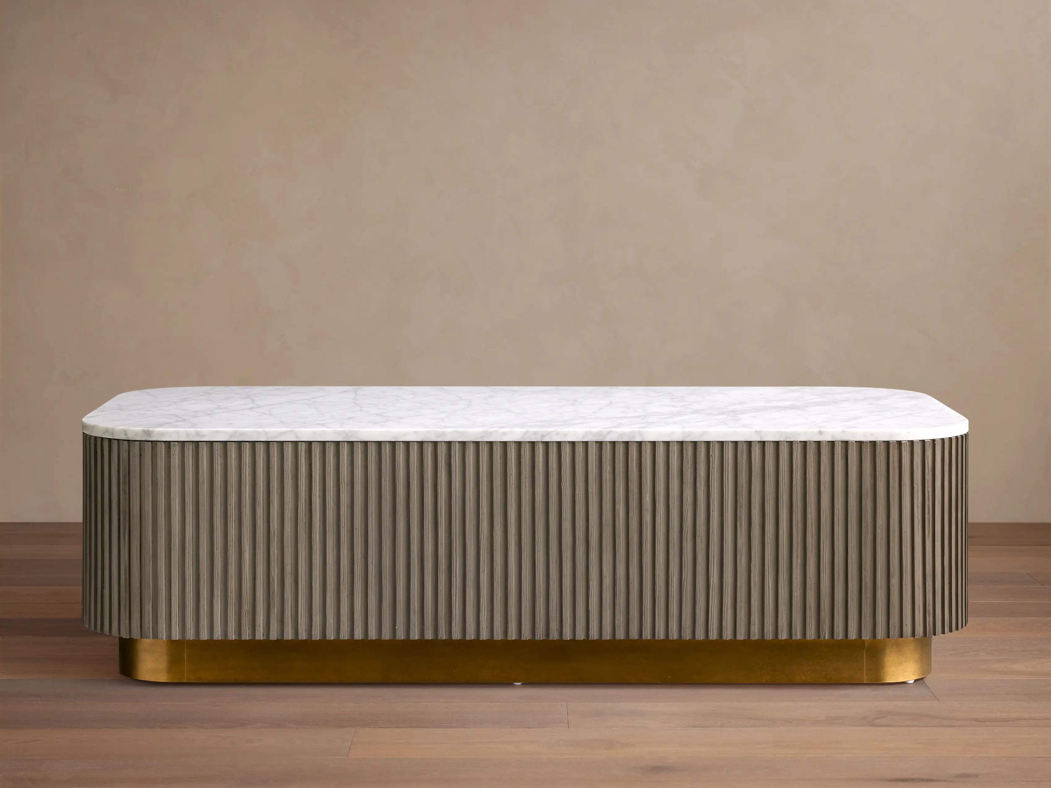 Finnley Coffee Table in Liath Smoke | Arhaus