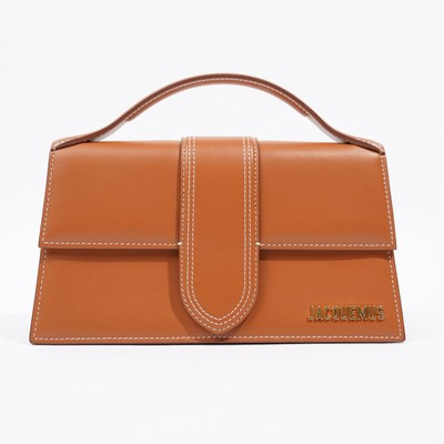 Jacquemus Le Grand Bambino Brown Leather Authentic - Shoulder bags Leather Brow  | eBay | eBay UK