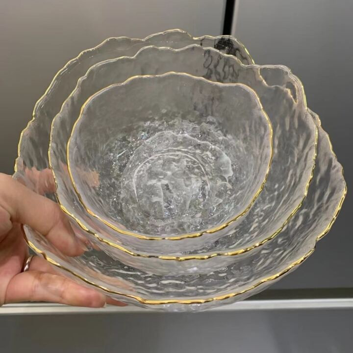 3 pièces/set Saladier Verre Dans Tailles Différentes | SHEIN