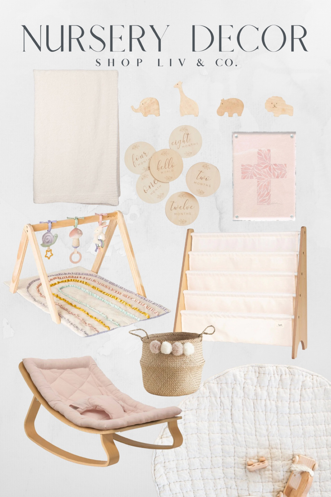 Girl nursery decor ideas! Neutral girl nursery decor #shoplivandco

#LTKbaby #LTKhome #LTKFind