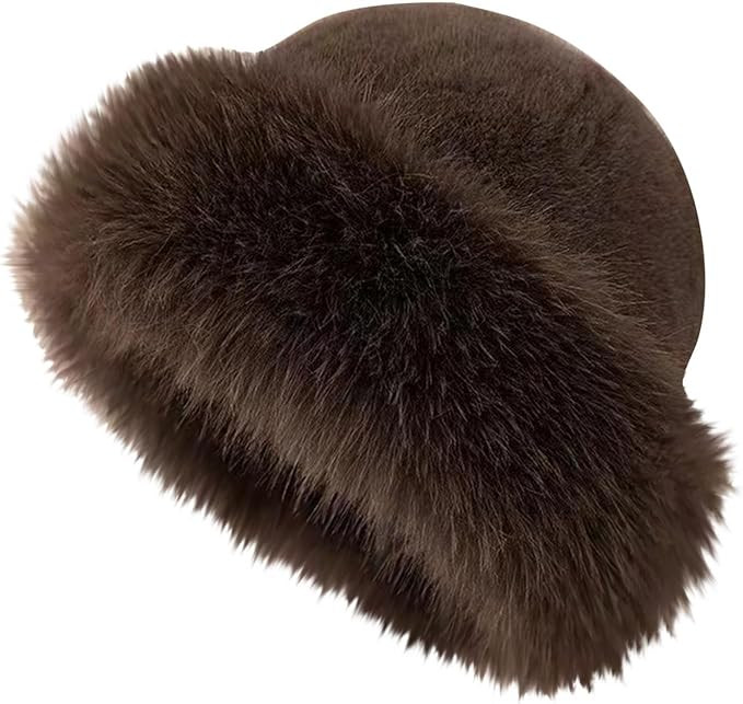 Hats for Women UK Clearance Ladies Winter Hats Today's Deals,Warm Windproof Plush Velvet Hat Thic... | Amazon (UK)