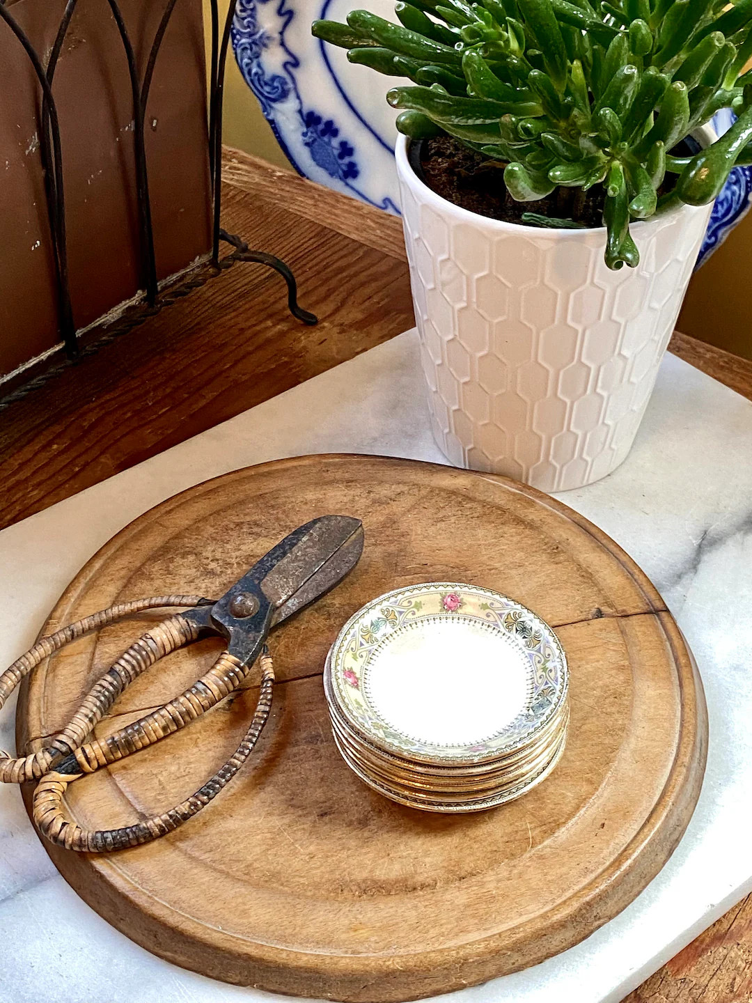 Antique Floral Butter Pats Sold Individually - Etsy | Etsy (US)