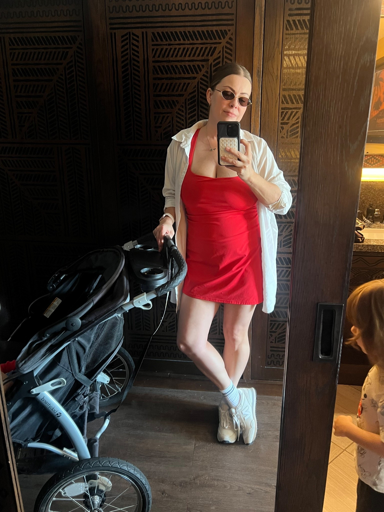 Disney outfit 
Athletic dress
New balance sneakers
Crew socks
Mom outfit 
Ray ban sunglasses 
Oval sunglasses 





#LTKActive #LTKMidsize #LTKootd