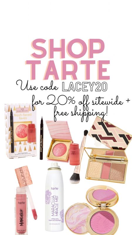 Tarte gave us 20% off everything + free shipping through 11/18 with code lacey20 - I linked some new favs + cute holiday gift sets 💛

#LTKHoliday #LTKbeauty #LTKGiftGuide