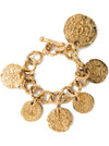 Click for more info about CHANEL VINTAGE logo charm bracelet