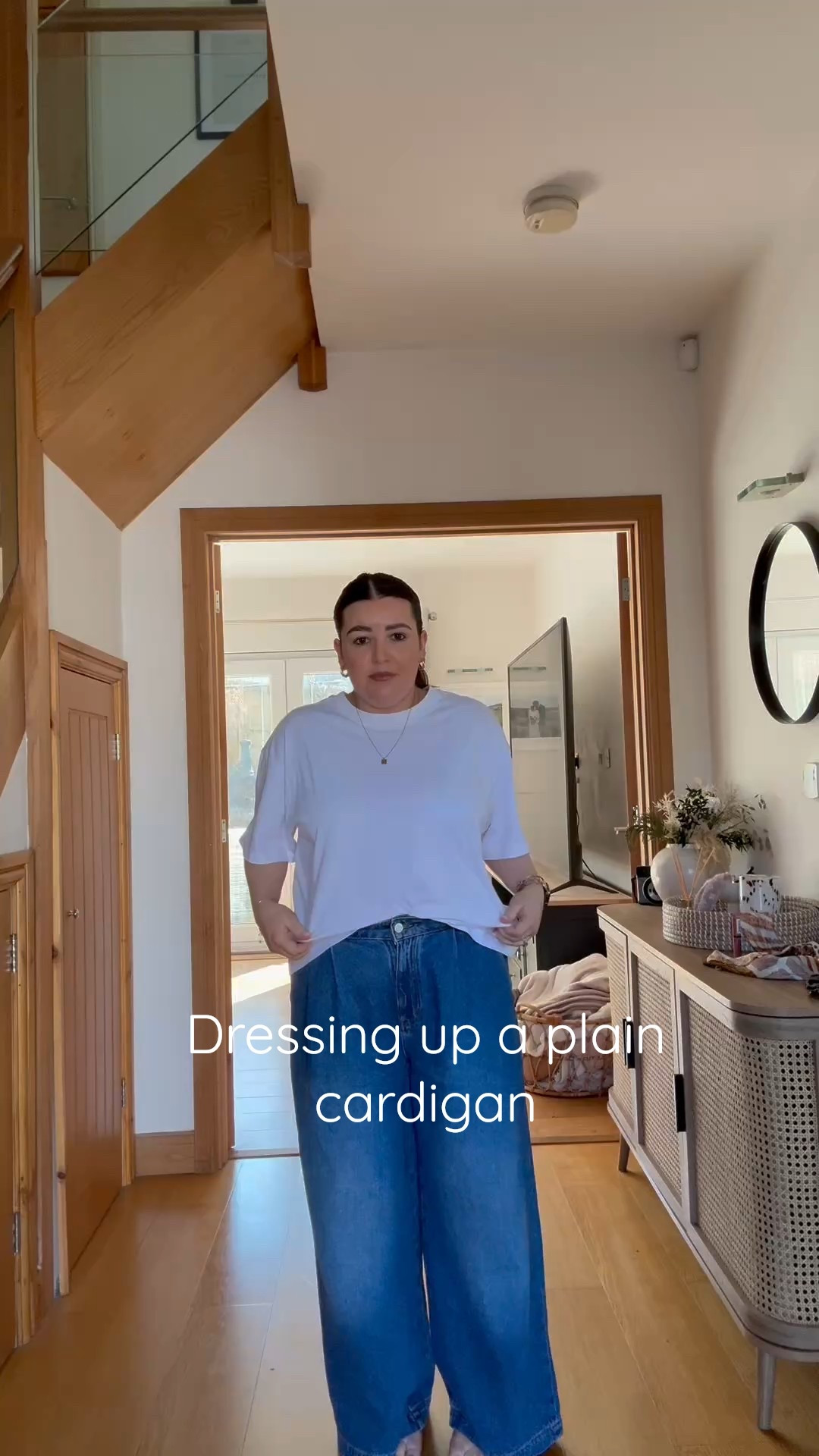 In my neck scarf era 🤝🏻🤩 

Had so much love on my last outfit, I’m going to try and share more of my daily outfits 🤍

Dressing up a plain cardigan & jean combo, I love accessories and look how it’s changed this outfit! ✨ 

This whole outfit was @marksandspencer (obvs) 

#LTKuk #LTKstyletip #LTKpetite