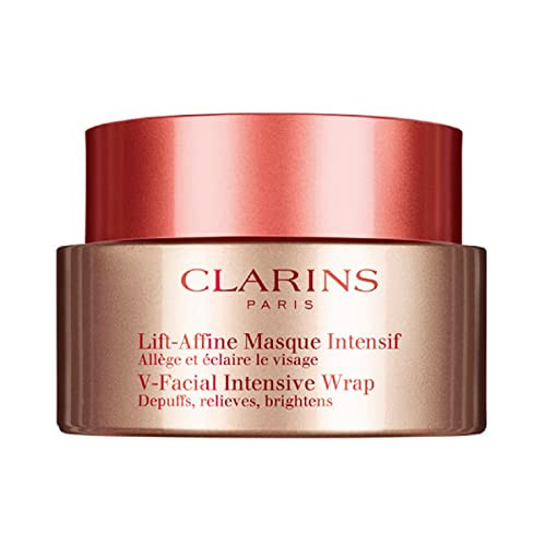 Clarins V-Facial Intensive Wrap Face Mask | Award-Winning Facial Contouring Mask | Visibly Reduces Puffiness and Swelling Caused by Stress,Heat and Hormonal Changes | Promotes Even Skin Tone | 2.5 Oz | Amazon (US)