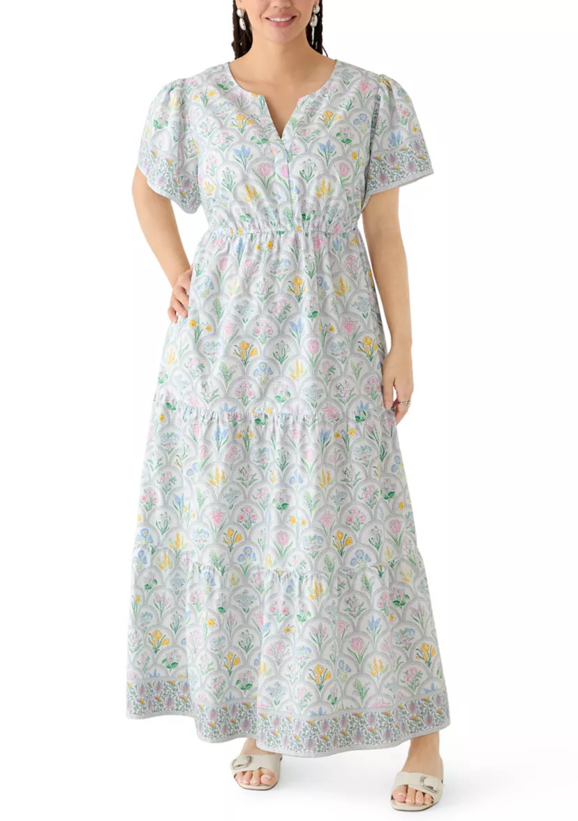 Plus Size Short Sleeve Maxi Dress | Belk