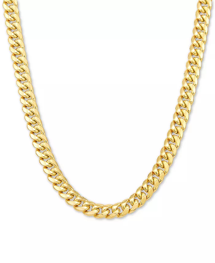 Italian Gold Miami Cuban Link 22 | Macy's