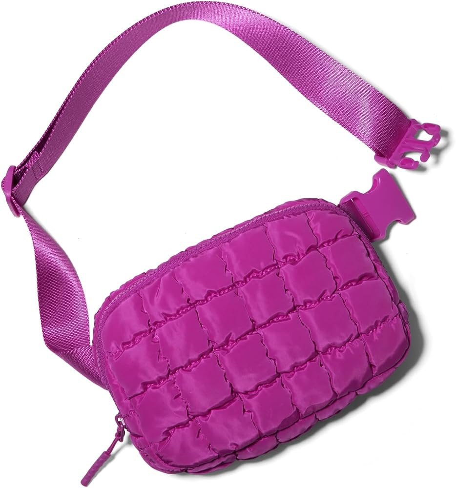 Gitus Trending Gifts for Women Puffer Crossbody Bags for Women Belt Bag Fanny Pack with Adjustabl... | Amazon (US)