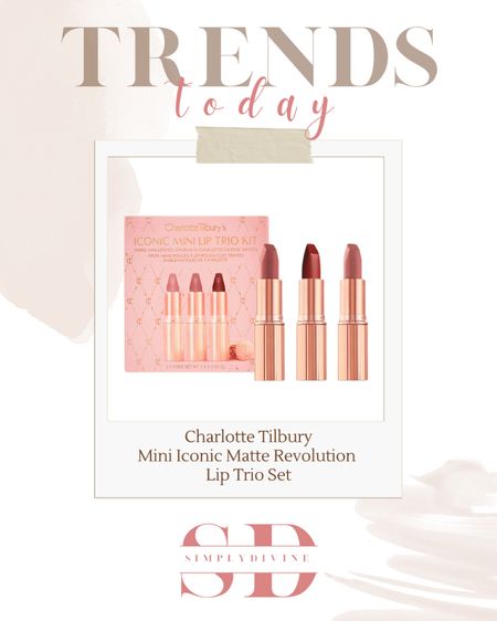 This Charlotte Tilbury lipstick set is to DIE for. 😍🛒

| Sephora | makeup | lipstick | beauty | gift guide | seasonal | holiday | 

#LTKbeauty #LTKHoliday #LTKGiftGuide