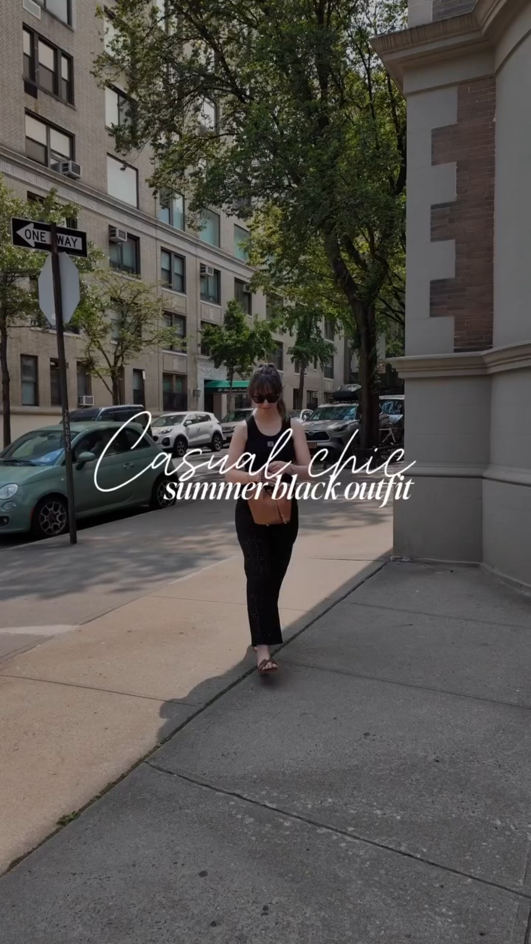 Serving sleek in the summer heat 🖤 
Black doesn’t have a season—it’s a statement. #ChicButMakeItCasual

#SummerBlack #ChicStyle #MinimalistFashion #EffortlessChic #StreetStyleLook #AllBlackOutfit #ReelStyle #StyleInspo #FashionVibes #BlackOnBlack #SummerOOTD #MonochromeStyle 

#LTKStyleTip #LTKPetite #LTKSeasonal