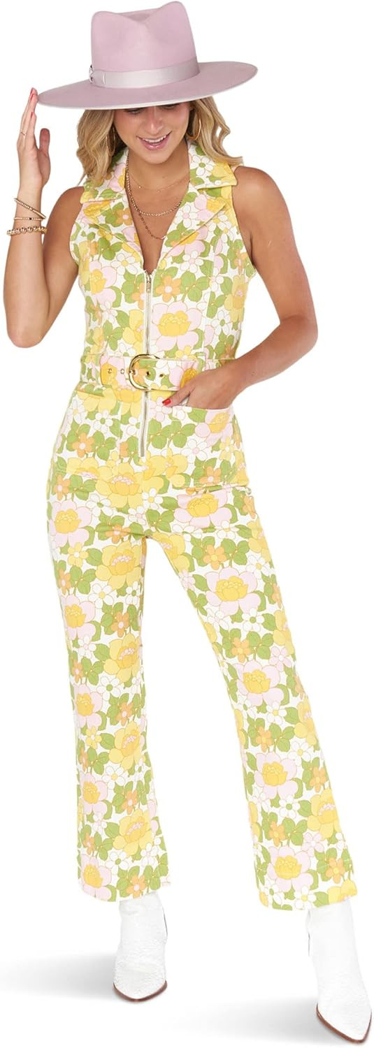 Show Me Your Mumu Jacksonville Cropped Jumpsuit Fresh Floral SM | Amazon (US)