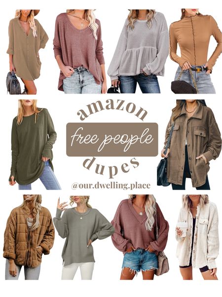 amazon free people dupes perfect for F A L L 🍂🍃 #fallfashion #freepeople #freepeopledupe #amazonfashion #amazondupes #outfitinspo #womenoutfitinspo #womensfashion #womensfallfashion #falloutfit 

#LTKstyletip #LTKunder50 #LTKSeasonal