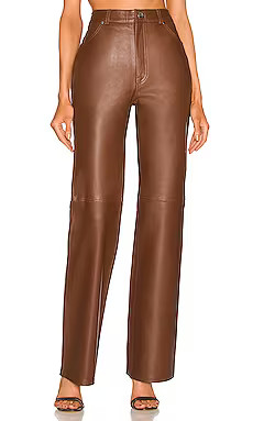 Mila Leather Boot Cut Pant
                    
                    L'Academie | Revolve Clothing (Global)