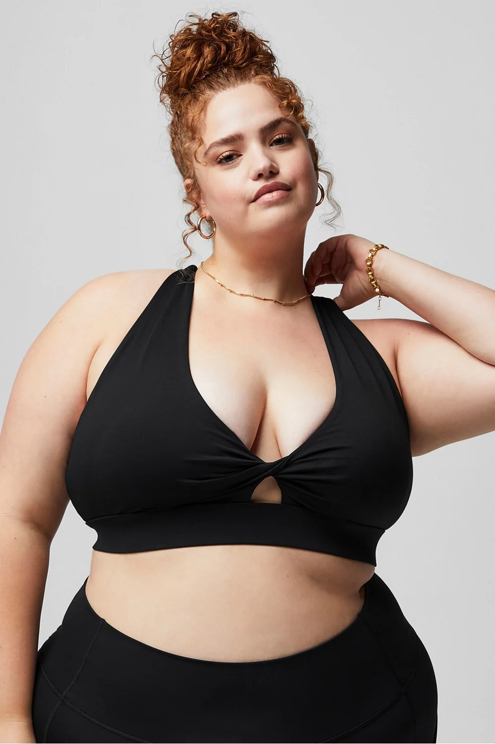Oasis Twist Medium Impact Sports Bra | Fabletics - North America