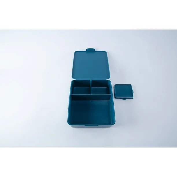Your Zone Plastic 8" x 7" Blue Rectangular Bento Box - Dream Big Pattern - Walmart.com | Walmart (US)