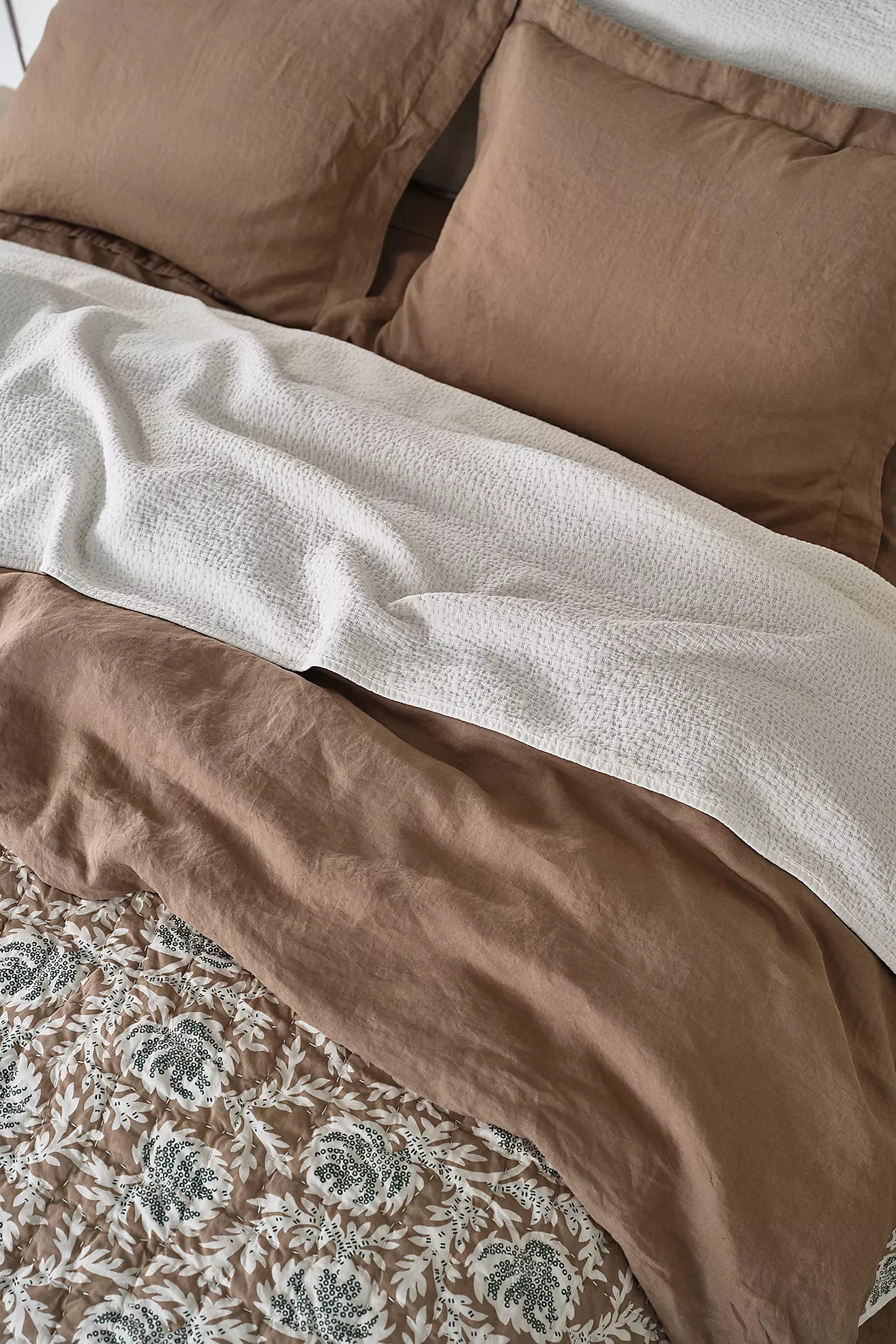 Coyuchi Robles Handstitched Organic Quilt | Anthropologie (US)