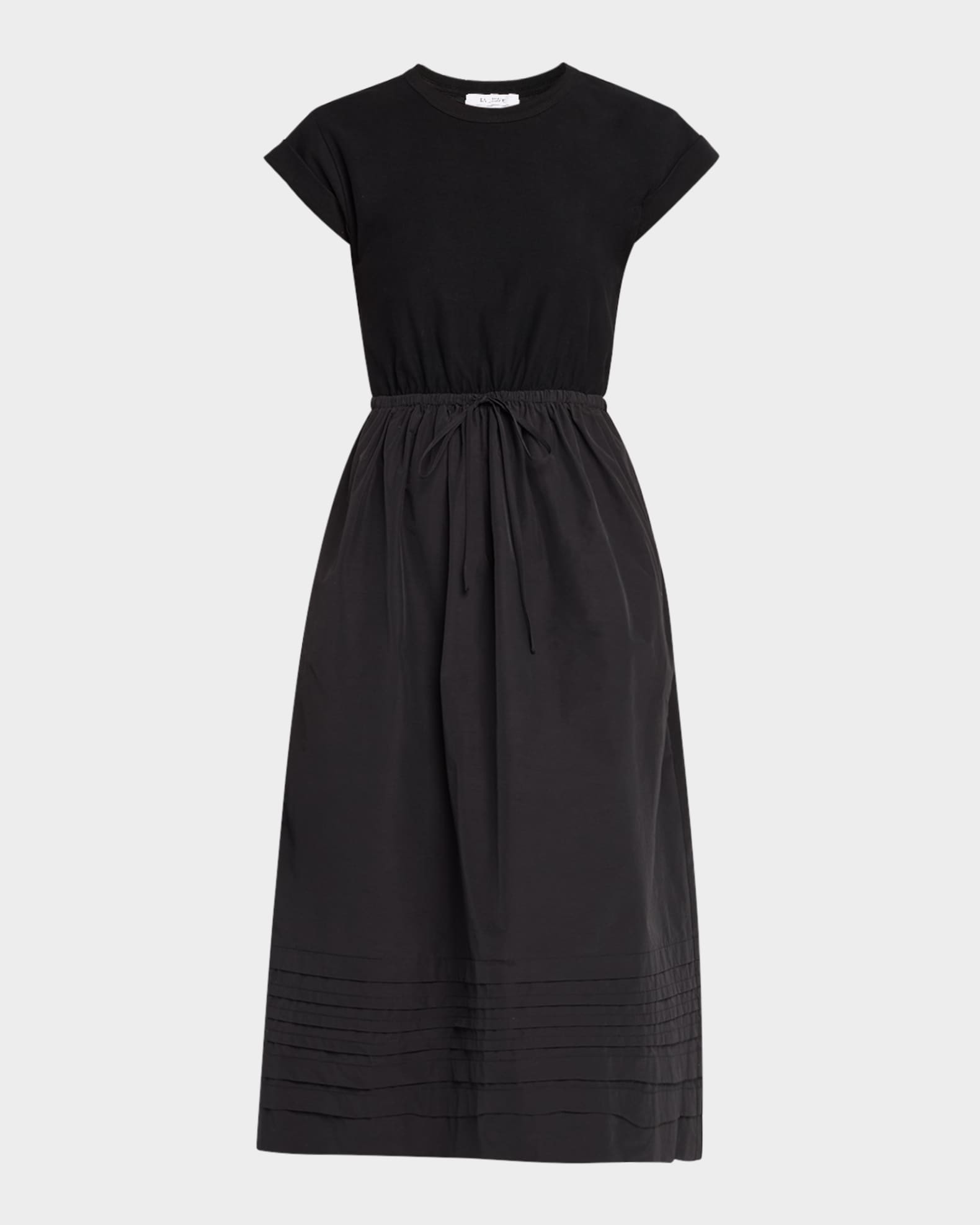 T-Shirt Dress with Shirring | Neiman Marcus