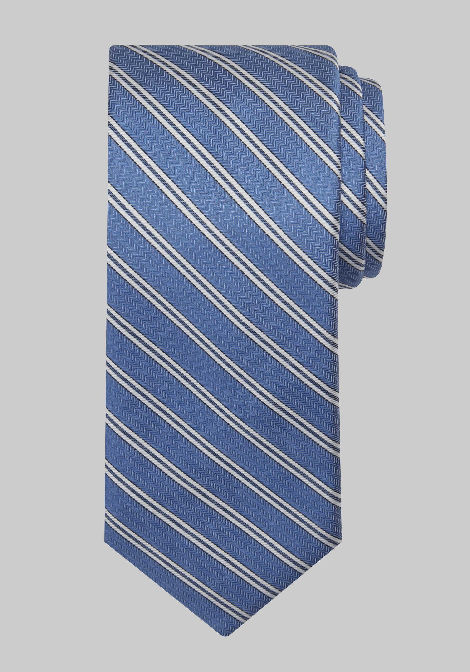 Jos. A. Bank Mini Chevron Stripe Tie - Long | Jos. A. Bank