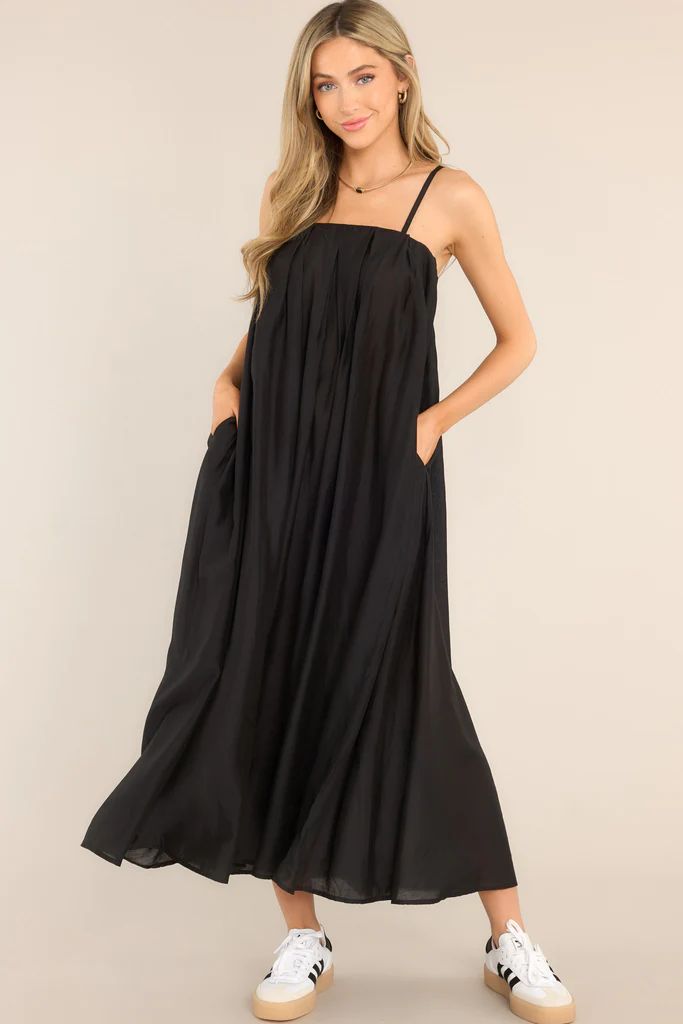 I Need Somebody Black Maxi Dress | Red Dress