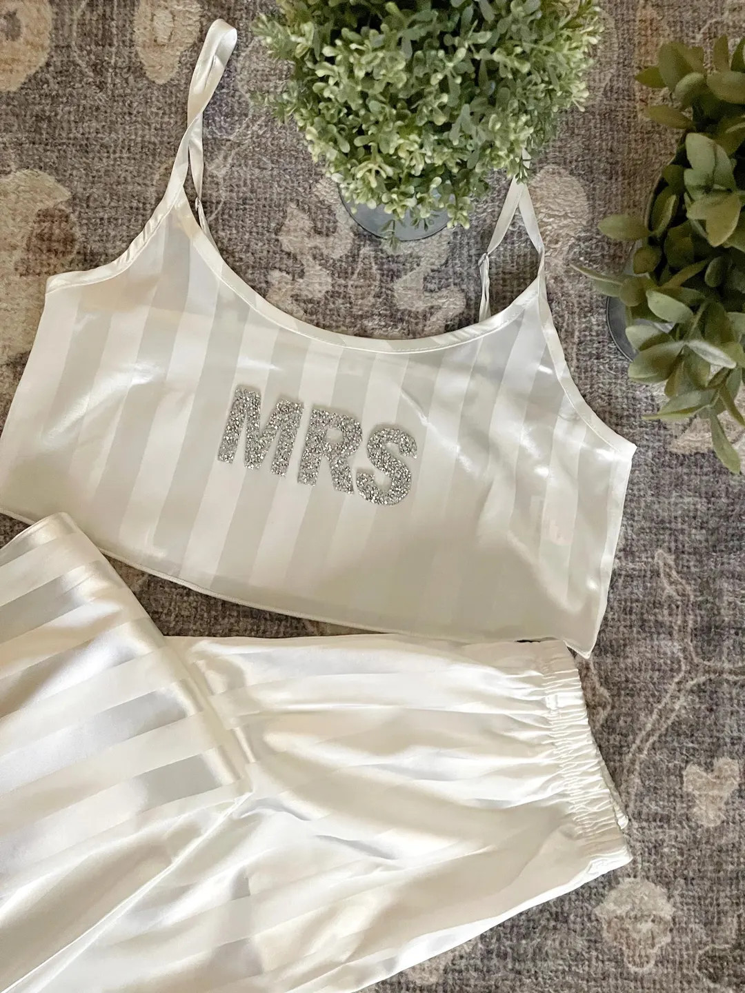 Bridal Custom Pajama for Honeymoon Vacation Pajama Wedding Gift for Bride to Be PJ Satin Bachelor... | Etsy (US)