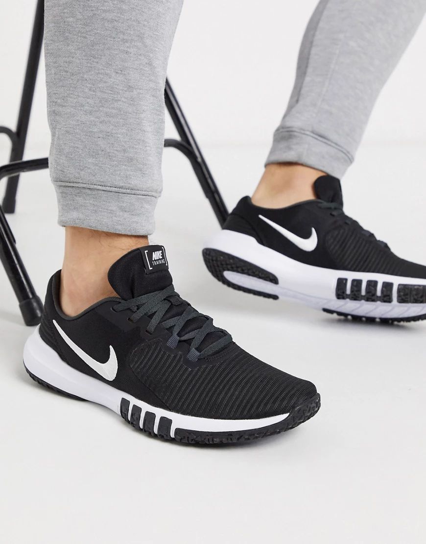 Nike Training Flex Control TR4 trainers in black | ASOS (Global)